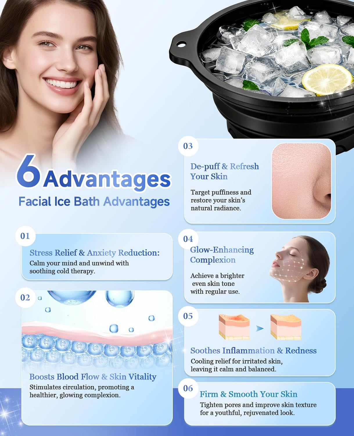 Silicone Face Ice Bowl