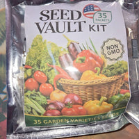 35 Pack Heirloom Veggie Seed Kit